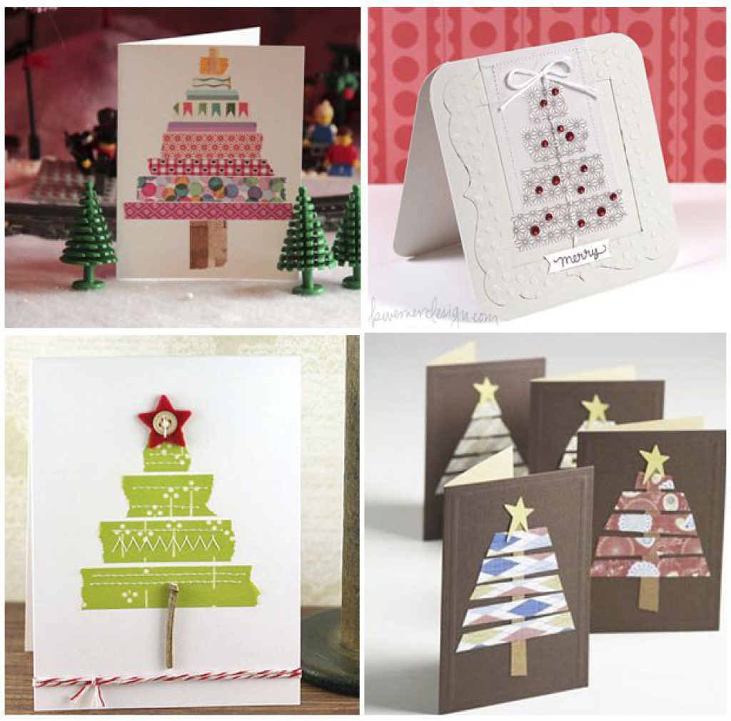 ideas para tarjetas navideñas hechas a mano