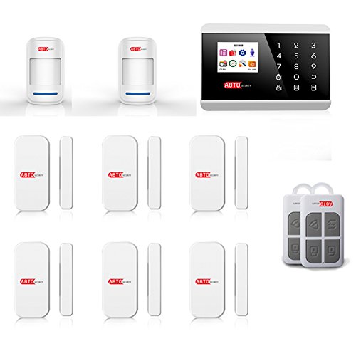 SZABTO Sistema inalámbrico de alarma de línea fija GSM para el sistema de seguridad en el hogar (C)
